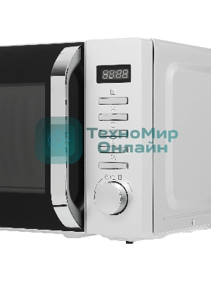 Микроволновая печь Haier HMB-DM208SA серебристый/черный, 20 л, 800 Вт, переключатели - кнопки, поворотный механизм