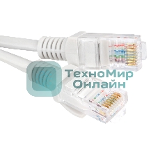 Патч-корд CCA light UTP Гарнизон PC-UTP-5e-1-B cat.5e, 1.5м, литой, многожильный серый