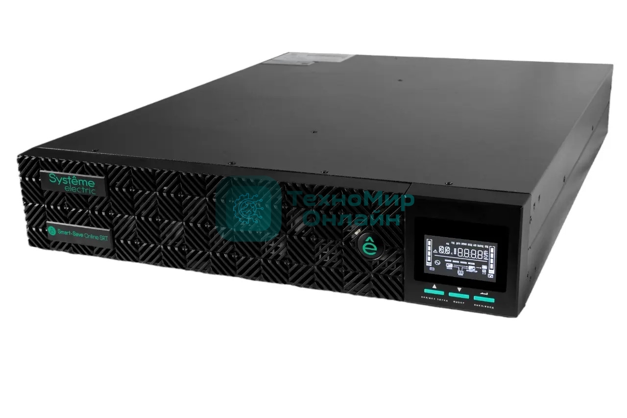 Источник бесперебойного питания Systeme Electric Smart-Save Online SRT/3000 ВА/3000 Вт/8xIEC C13 + 1х IEC 320 С19