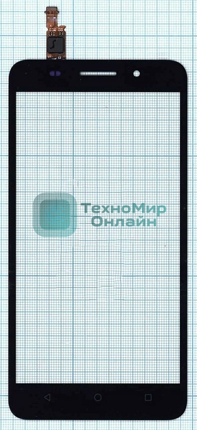 Сенсорное стекло (тачскрин) для Huawei Honor 4X, черное