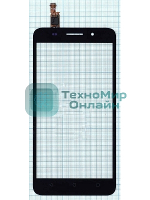 Сенсорное стекло (тачскрин) для Huawei Honor 4X, черное