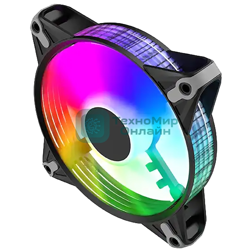 Вентилятор для корпуса Alseye FB120-B черный, 120 мм, 1000 об/мин, 22.5 дБ, 4 pin