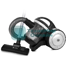 Пылесос Vitek 8142-VT-01 черный/белый, 200/1500 Вт, уборка сухая, пылесборник циклонный фильтр, 1.8 л