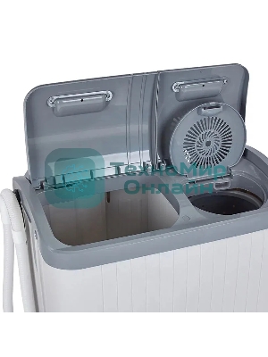 Стиральная машина Фея СМП 40 Н белый/серый, загрузка вертикальная 4 кг, 1320 об/мин, класс В