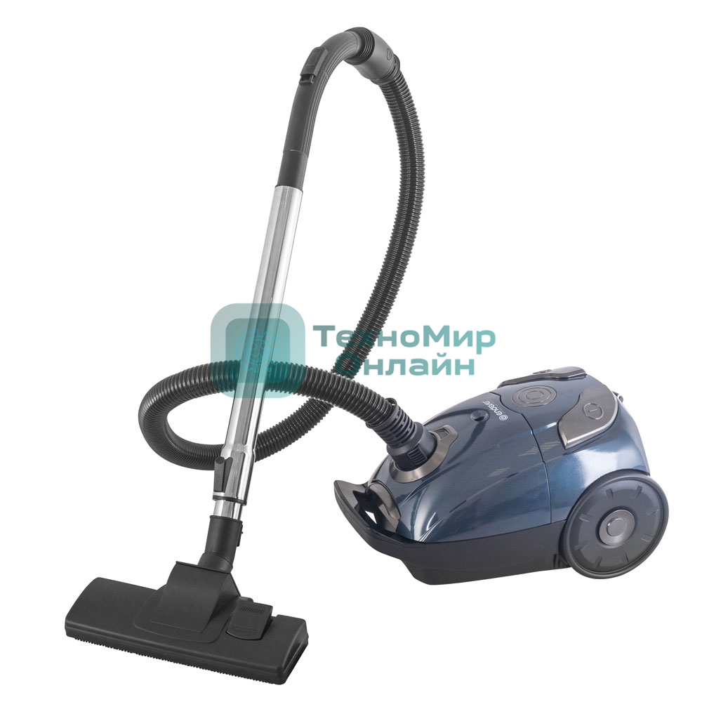 Пылесос Endever SkyClean VC-252 синий/серый, 350/1800 Вт, уборка сухая, пылесборник мешок 2.5 л