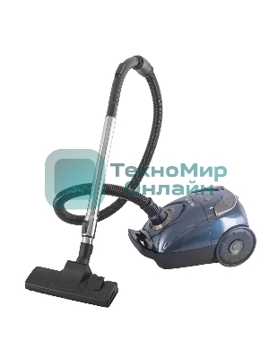 Пылесос Endever SkyClean VC-252 синий/серый, 350/1800 Вт, уборка сухая, пылесборник мешок 2.5 л