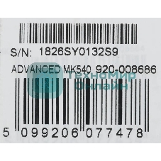 Комплект клавиатура+мышь Logitech MK540 беспроводной, USB, 1000 DPI, чёрный