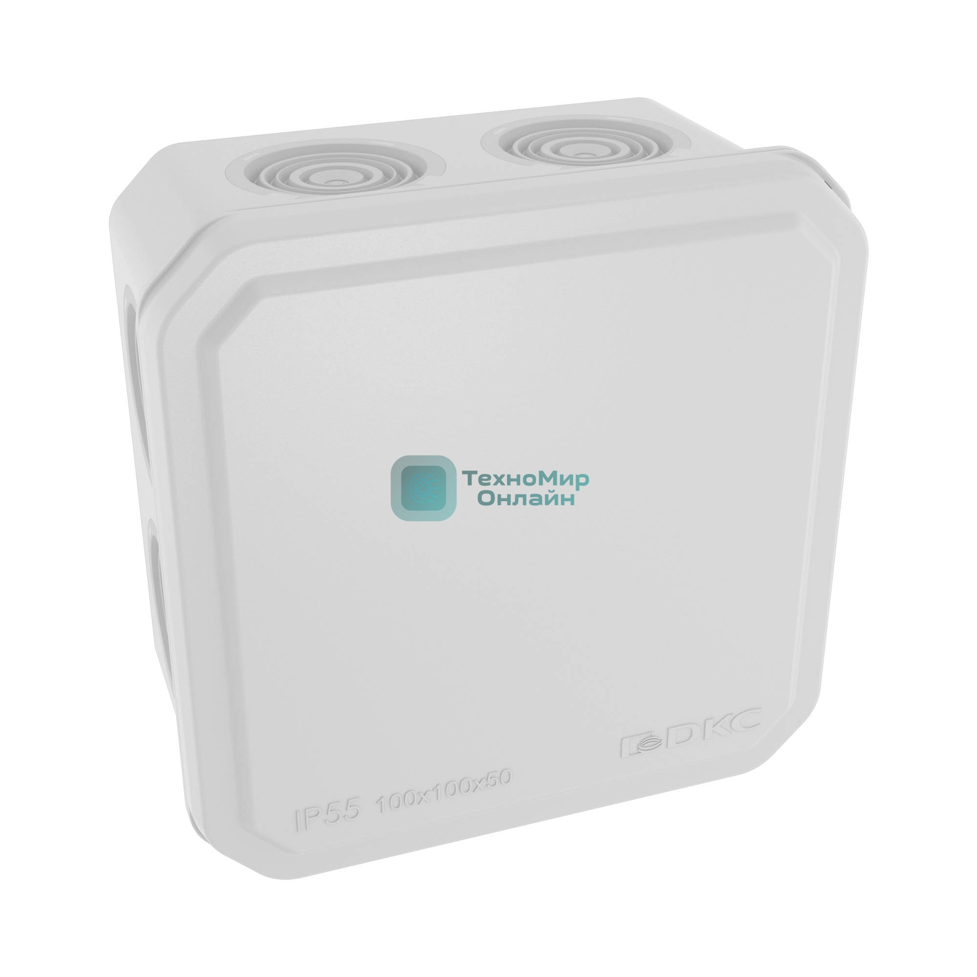 Коробка ответвительная DKC 53800R с 8+2 каб. вводами d25/20мм IP55 100х100х50мм (розница)