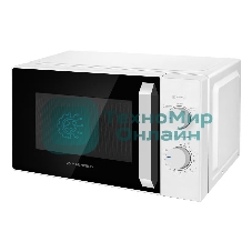 Микроволновая печь MAUNFELD MFSMO720MW02 белый, 20 л, 700 Вт, переключатели - поворотный механизм