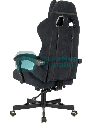 Кресло A4Tech Bloody GC-560 черный, ткань, 150 кг, подголовник, регулируемые подлокотники, механизм качания