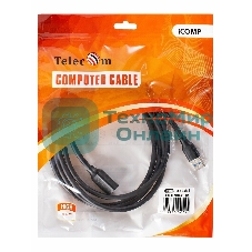 Кабель удлинительный USB3.0 Am-Af 1.8m Telecom черный (TUS708-1.8M)