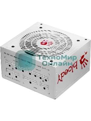 Блок питания Bloody BD-PS750G, 750Вт, 80 PLUS Gold, 120мм, белый