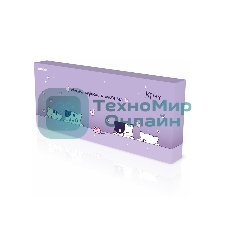 Комплект клавиатура+мышь Smartbuy 668396AG-KT беспроводной, USB, 1600 DPI, сиреневый/фиолетовый