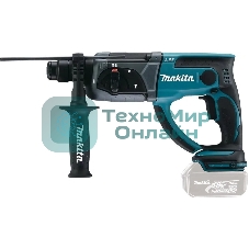 Перфоратор Makita DHR202Z аккумуляторный SDS+ DHR202Z 18В,Li-ion,3реж,1.9Дж,0-4000у\м,3.5кг,чем,подсв,б\акк и з\у,совмест с 4А·ч Li-ion
