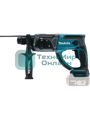 Перфоратор Makita DHR202Z аккумуляторный SDS+ DHR202Z 18В,Li-ion,3реж,1.9Дж,0-4000у\м,3.5кг,чем,подсв,б\акк и з\у,совмест с 4А·ч Li-ion