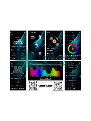 Автомагнитола Prology MPR-100, 2 DIN, Bluetooth, USB Type-A, AUX, пульт ДУ
