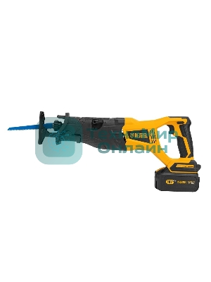 Пила сабельная аккумуляторная бесщет Denzel BRC-120, 18В Li-Ion