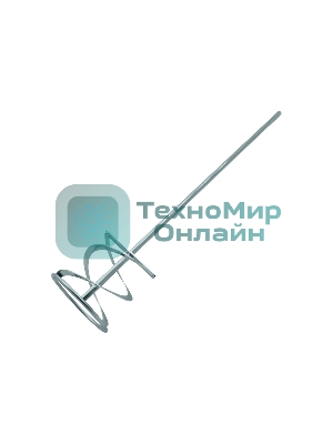 Миксер для красок и штукатурных смесей Denzel, 120 х 600мм,оцинкованный,шестигранный хвостовик 10мм
