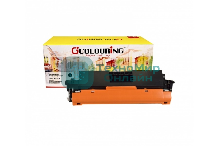 Картридж лазерный Colouring CG CG-CF218A (№18A) черный (1400 стр.) (с чипом) для HP LJ Pro M104a/M104w/M132a/M132fn/M132fw/M132nw