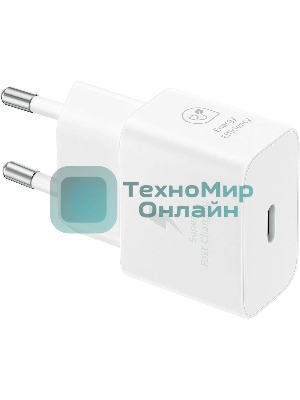 Сетевое зар./устр. Samsung EP-T2510 25W 3A (PD) USB Type-C белый (EP-T2510NWEGRU)