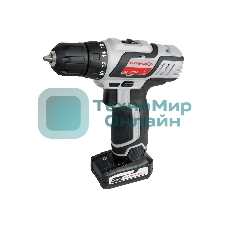 Дрель-шуруповерт ИНТЕРСКОЛ ДА-18ЭР, 18 В, 2 Ач, 35 Нм, щеточный