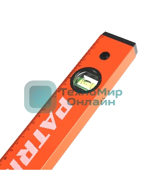 Уровень PATRIOT LRP-600, магнитный, алюминиевый фрезерованный, усиленный, 600мм