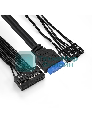 Компьютерный корпус Minitower ExeGate QA-412U Black, mATX, (XP350, Black, 120мм), 2хUSB+2хUSB 3.0, Audio