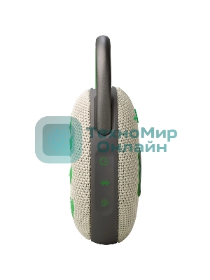 Колонка портативная JBL Clip 5 песочный 7W Mono BT 10м 1400mAh