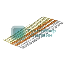 Гвозди Denzel для пнев. нейлера (оцинк.), длина - 75 мм, диам. - 3,05 мм, 2000 шт.