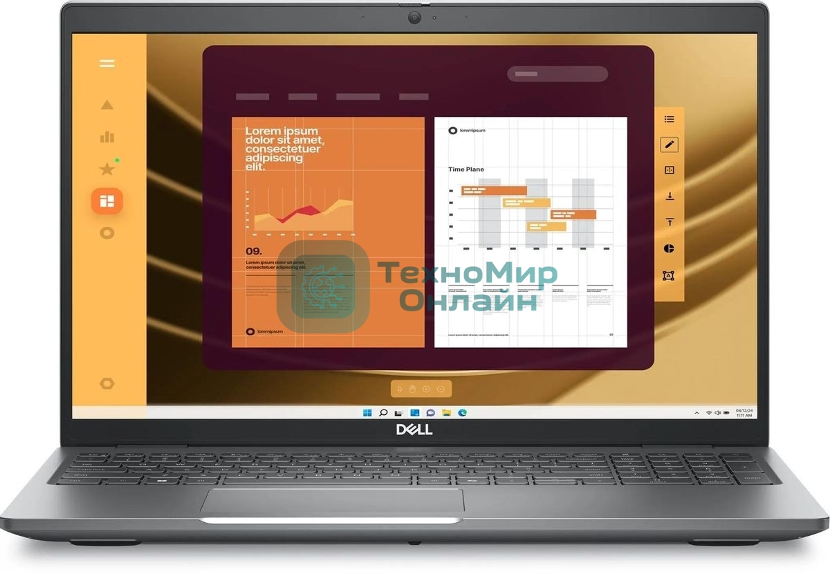 Ноутбук Dell Latitude 5550 Core i7 1355U 8Gb SSD512Gb Intel Iris Xe graphics 15.6