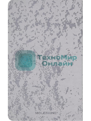 Блокнот Moleskine CAHIER NASA-INSPIRED SKCAHLP7063S2 Large 130х210 мм 120 стр. нелинованный мягкая обложка серебристый/черный Moon (2 шт)
