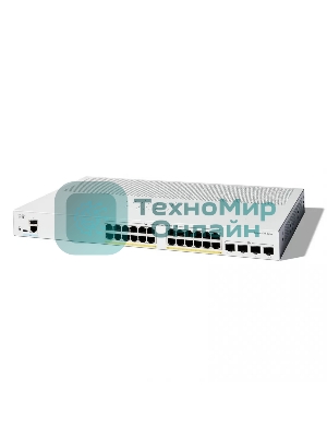 Коммутатор Cisco Catalyst C1200-24P-4X, 24×1 Гбит/с + 4×10 Гбит/с SFP+