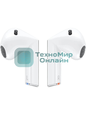 Наушники TWS Samsung Galaxy Buds3 белый, вкладыши, Bluetooth, активное шумоподавление, до 5 ч