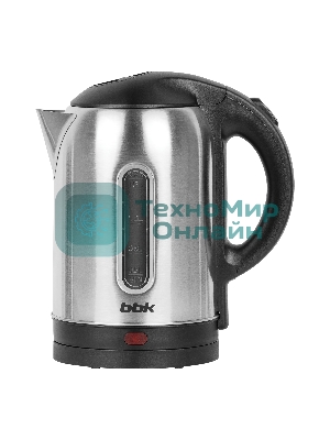 Чайник электрический BBK EK1815S черный/нержавеющая сталь