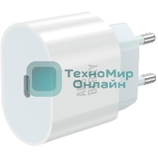 Зарядное устройство Aksberry (6900234410016) T41 PD 20W, белый