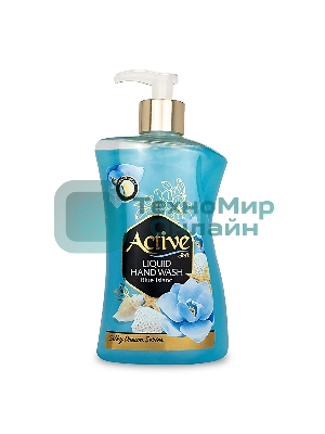 Жидкое мыло жемчужное Active 450 мл. С дозатором. Ракушка и цветок (511801640)