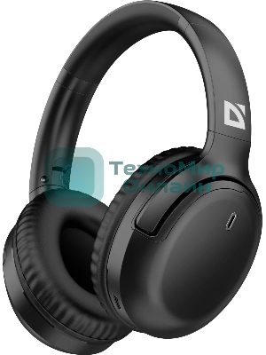 Беспроводные/проводные наушники Defender FreeMotion B1035 черный, накладные, Bluetooth + проводной, складная конструкция