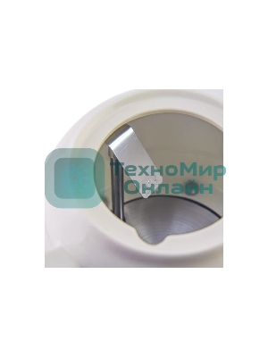 Чайник электрический Galaxy Line GL 0503 белый, керамический корпус, 1400 Вт, 1,4 л, индикатор работы, указатель максимального уровня воды