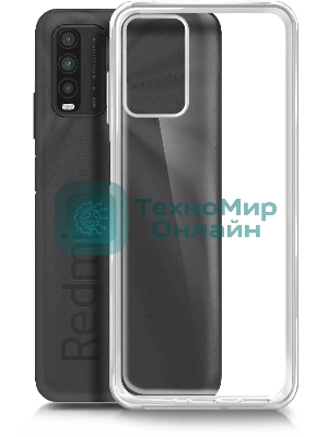 Чехол (клип-кейс) BoraSCO для Xiaomi Redmi 9t Silicone Case прозрачный (39913)