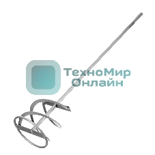 Миксер Сибртех для красок и штукатурных смесей, 120х10х600 мм, шестигранный хвостовик