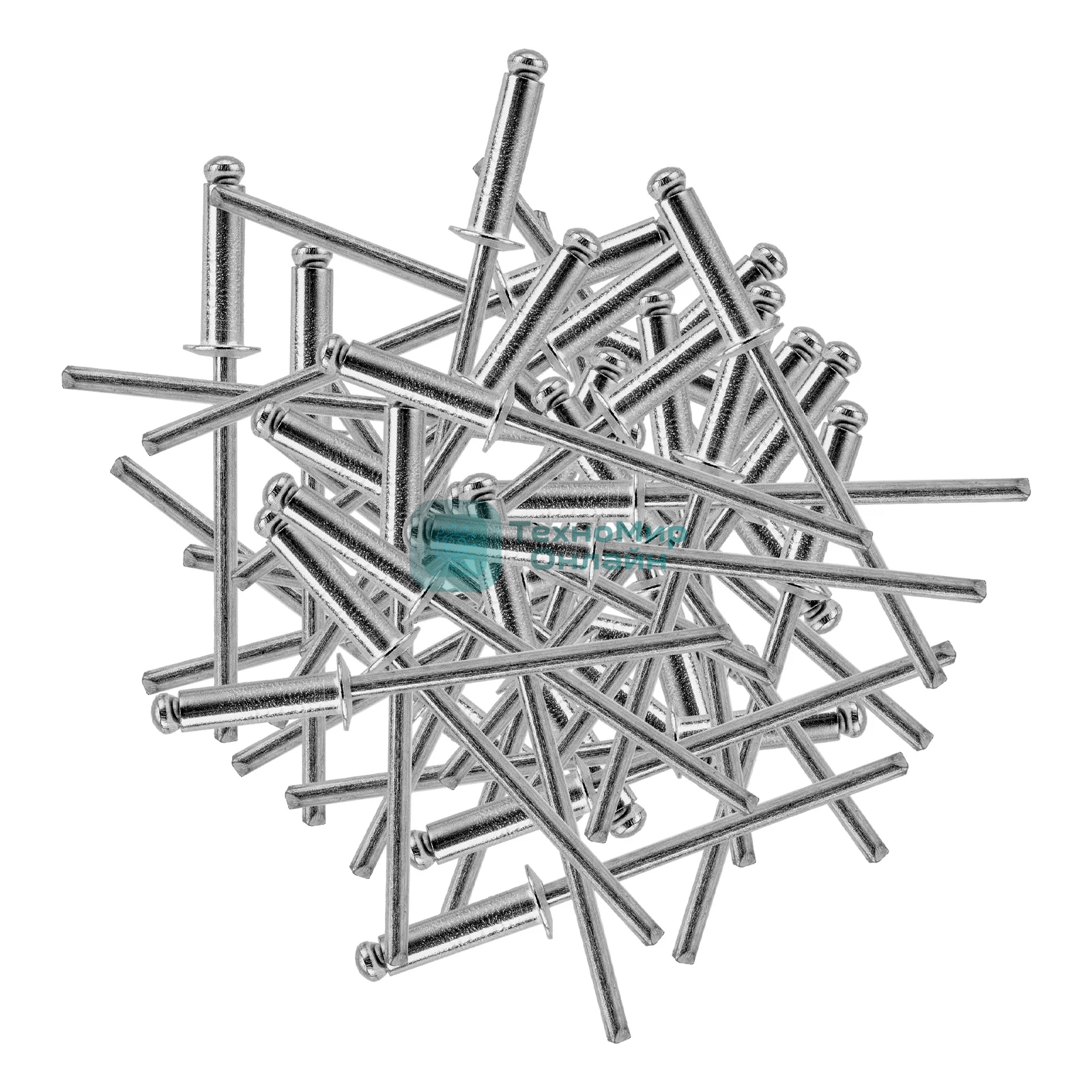 Заклепки алюминиевые Denzel, 1/8