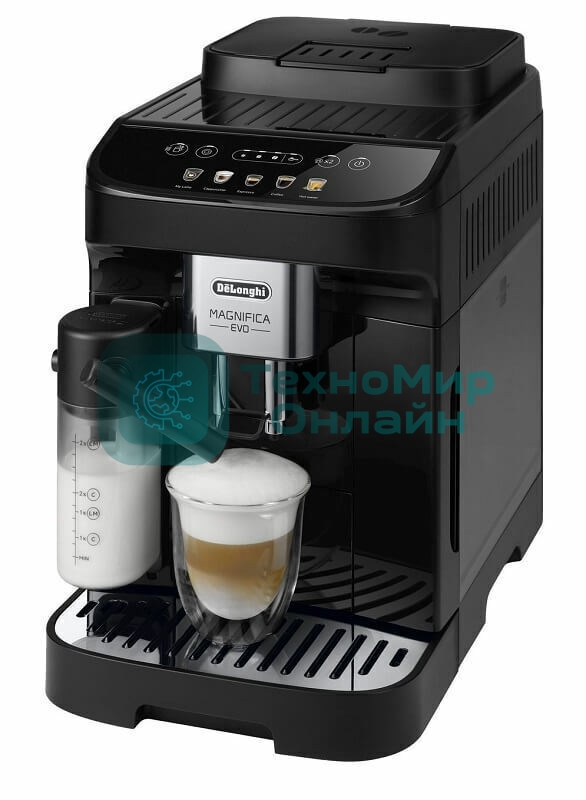 Кофемашина автоматическая DeLonghi ECAM290.61.B черный, исп. кофе - зерновой/молотый, 1.8 л, 1450 Вт, 15 бар