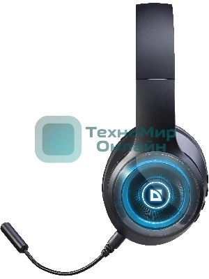 Гарнитура Defender FreeMotion B400 чёрный, беспроводная, Bluetooth, до 32 ч, подсветка