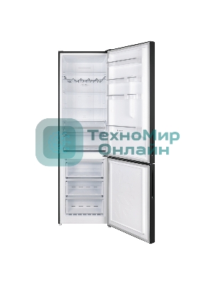 Холодильник Maunfeld MFF200NFB черный двухкамерный 271/106 л морозилка снизу, No Frost