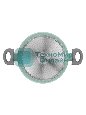 Кастрюля Maunfeld HELGA MCS57FA05FS из кованого алюминия со стеклянной крышкой, 24 см, 5,7 л.