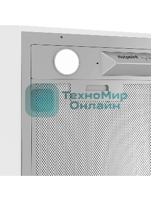 Встраиваемая вытяжка Hotpoint HPAE 52FLB X, управление сенсорное, Серебристый