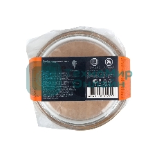 Контейнер LEONORD BAMBU, объем: 400 мл, из жаропрочного стекла с крышкой из бамбука, круглый (106023)