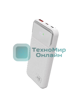 Портативный аккумулятор MORE CHOICE (4620202552747) PB29-10 10000mAh 1USB+2Type-C 3.0A 22.5W+PD20W+QC3.0, белый