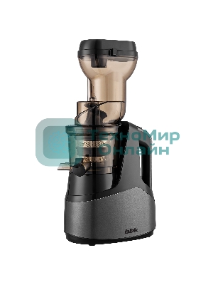 Соковыжималка BBK JCS103 черный/серый, шнековая вертикальная, 420 Вт, 1000 мл, механическое