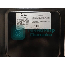 Микроволновая печь Midea AG825P2ET-B черный, 25 л, 800 Вт, переключатели - кнопки, поворотный механизм